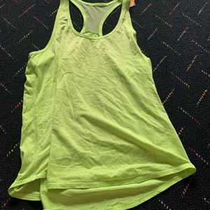 Lime green workout tank